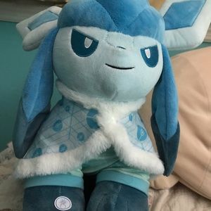 Glaceon from Build-A-Bear w Accessories
